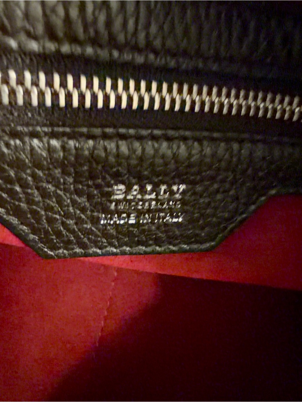 BALLY Italy Dark Brown Leather Crossbody Messenger Bag - Picture 6 of 13